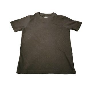 Wonder Nation Unisex Kids Black Short Sleeve Crew Neck Pullover T-Shirt Size S(6